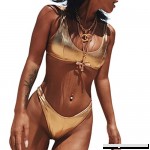 Vimoisa Women Shiny Metallic Two Piece Bikini Set Swimwear Bathing Suits Tube Top Gold B07P85RGL2